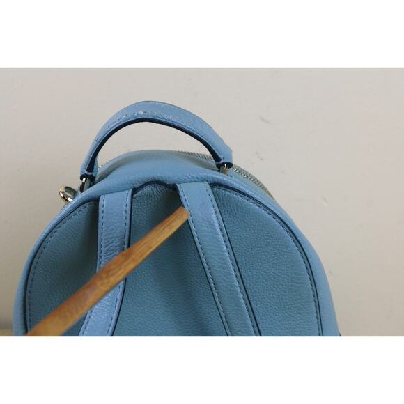 Kate Spade Backpack Blue Pebble Leather Jackson Medium Bag - Picture 13 of 16